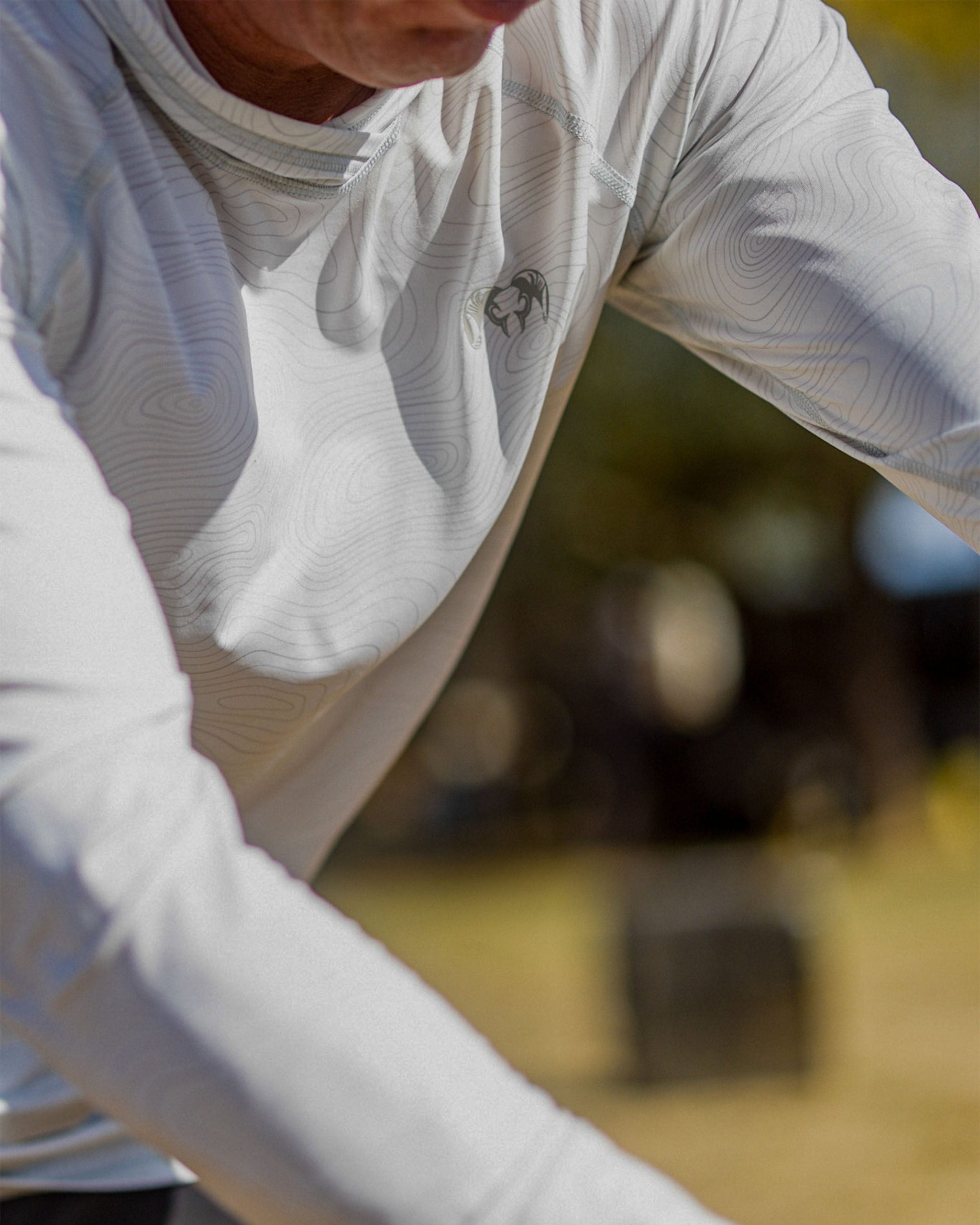 Gila LS Hoodie Topo | Skyline Topo Print - Image 3