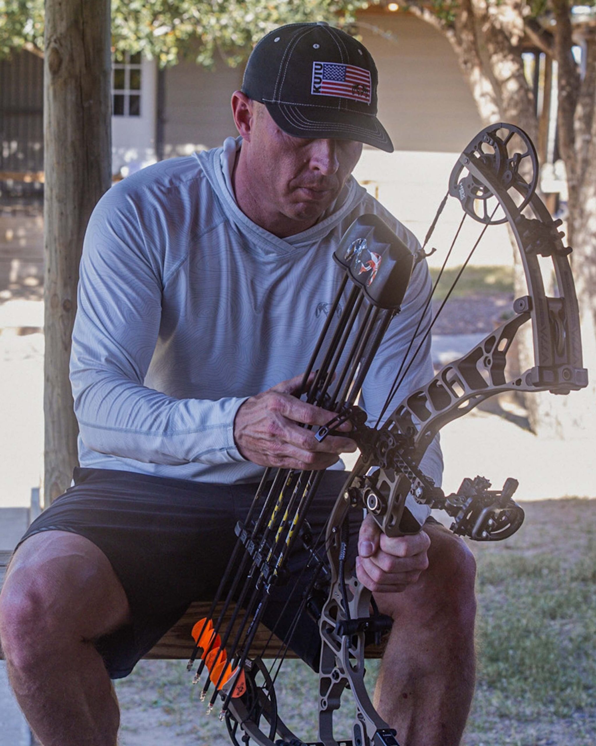 Gila LS Hoodie Topo | Glacier Topo Print - Image 6