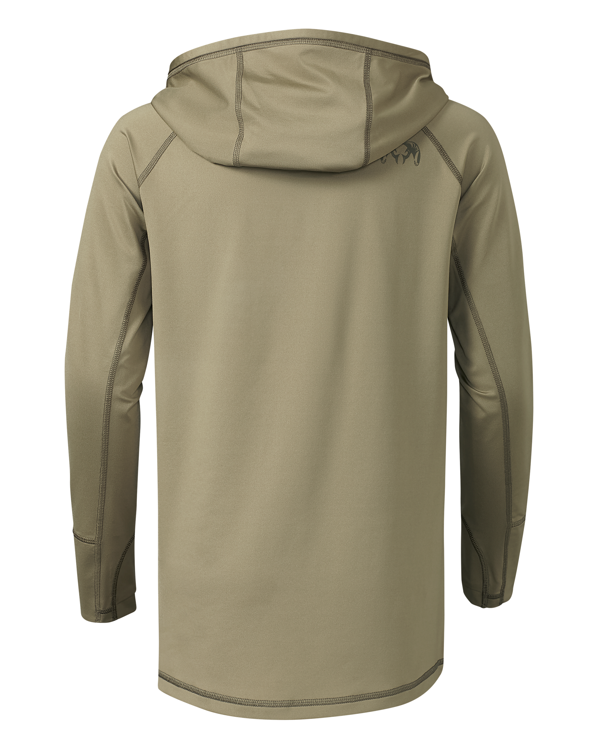 Youth Gila LS Hoodie | Khaki - Image 2