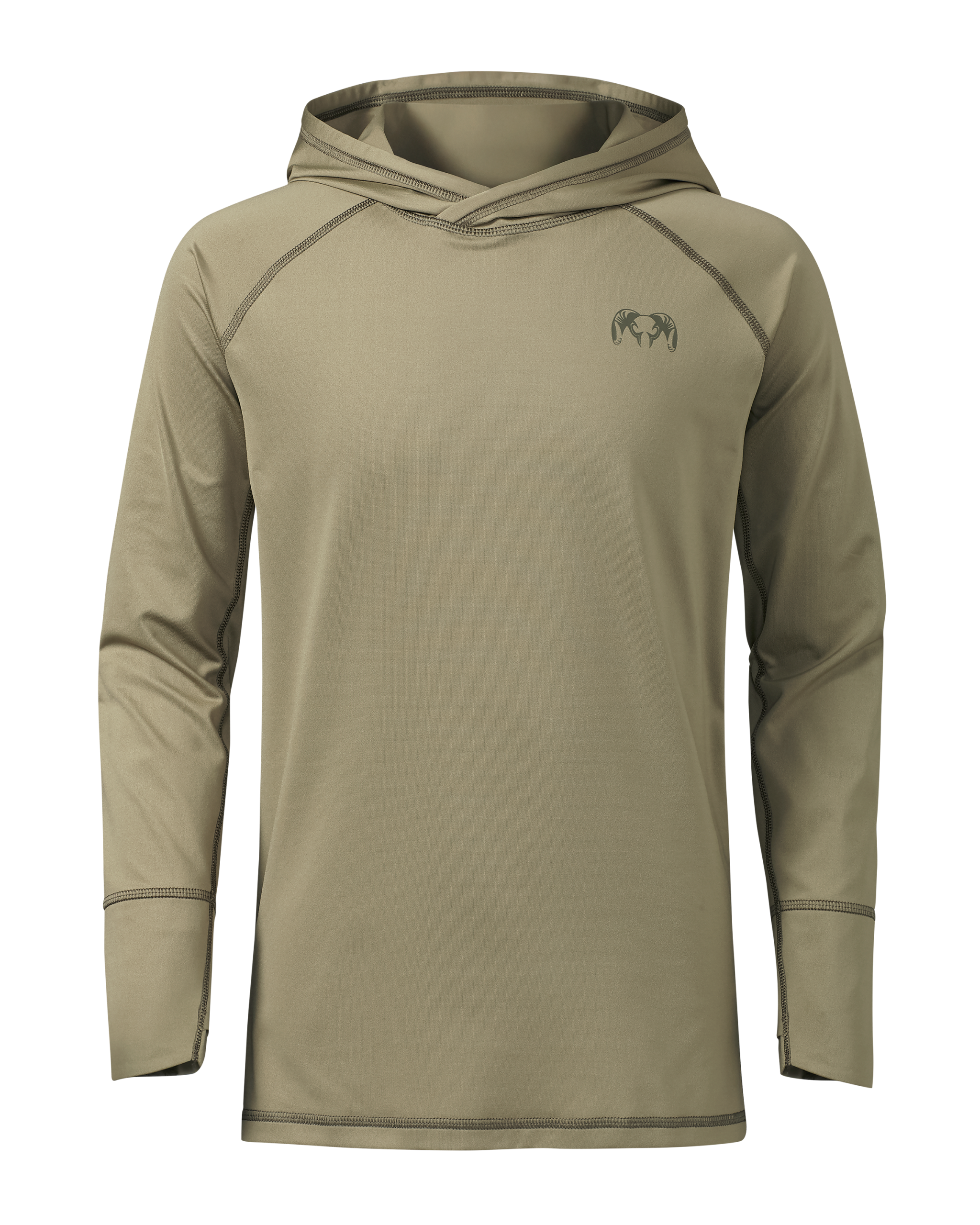 Youth Gila LS Hoodie | Khaki