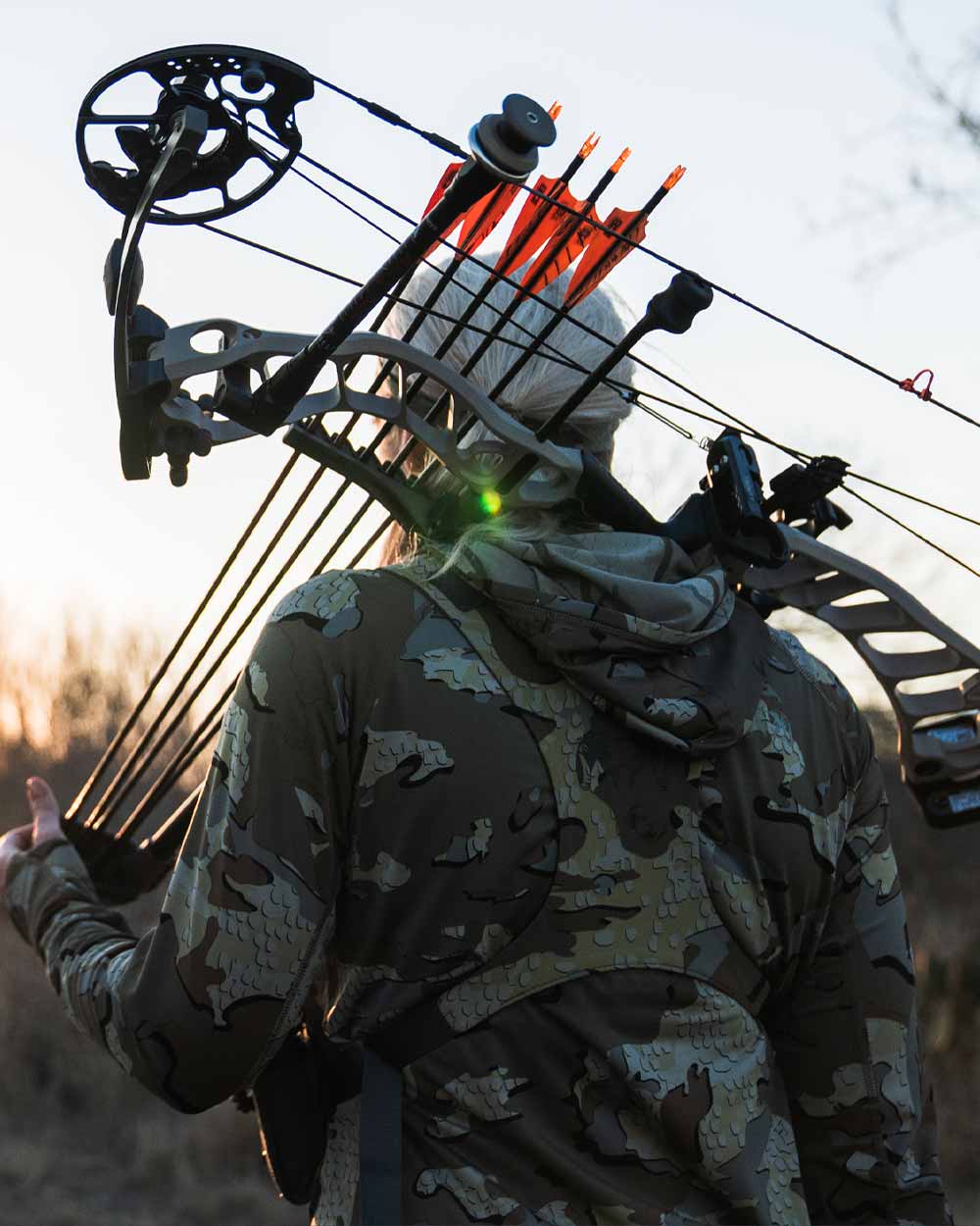 Women's Gila LS Hoodie | Bone - Image 7